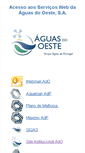 Mobile Screenshot of aguasdooeste.com